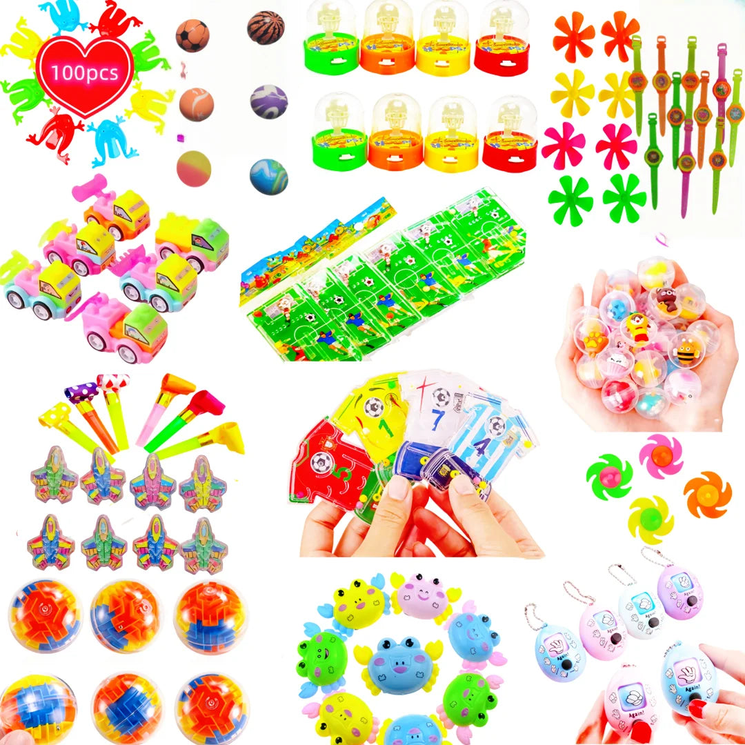 24-150 Pcs Fun Party Favor Set Toys for Kids Birthday Party Wedding Guest Gifts Kindergarten Prizes Christmas Carnival Gift P