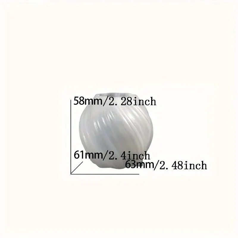1pc 3D Geometric Pillar Candle Mold for DIY Candle Making - Aromatherapy Resin Molds for Home Art Decor - S