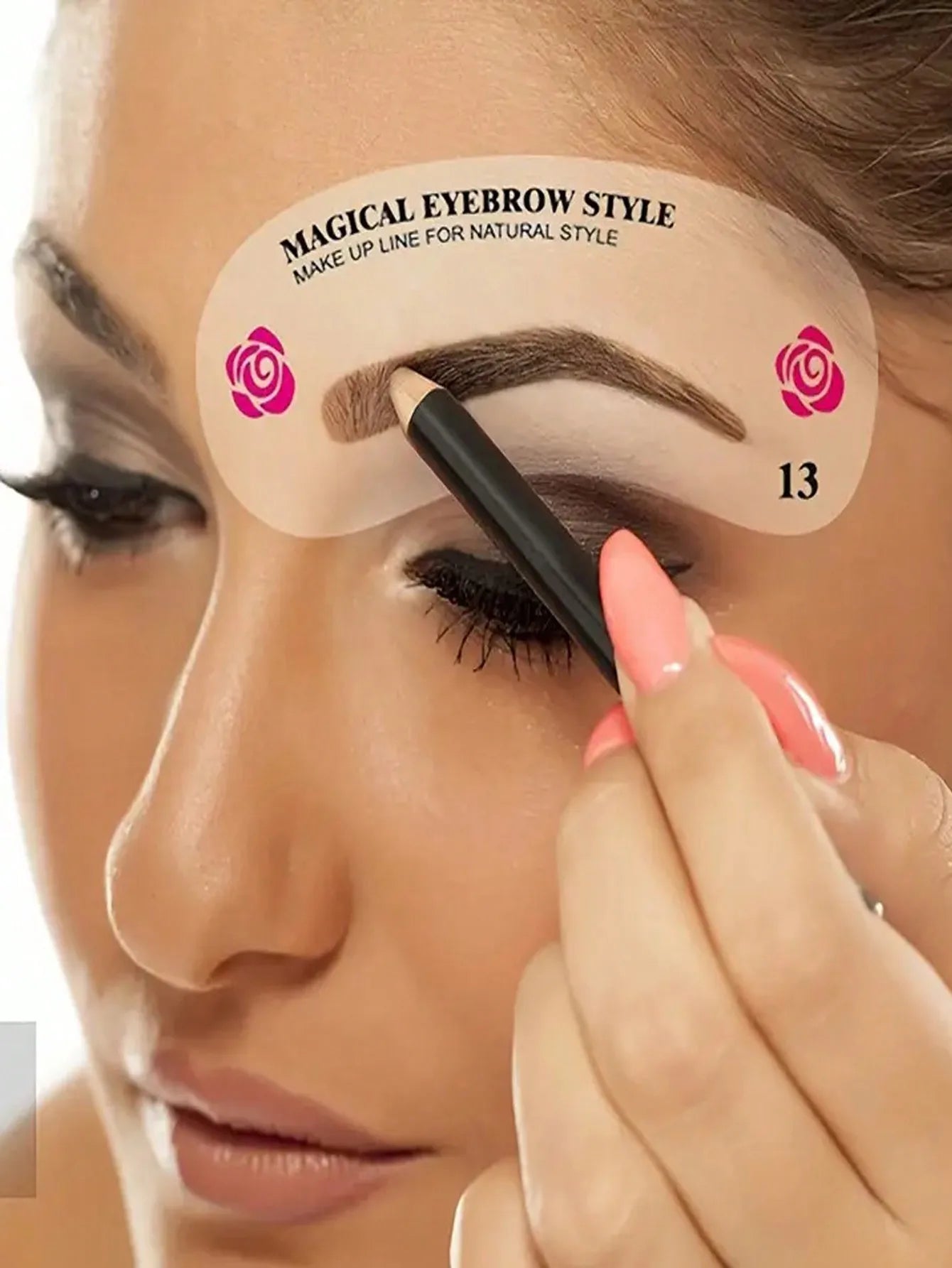 24 Styles Eyebrow Shaping Template Card Female Beauty Suit for Perfect Makeup Application And Beauty Modeling