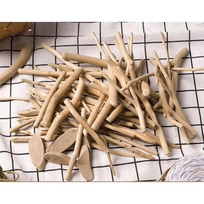 250g/125g/60g Natural Driftwood DIY Materials Wood Retro Wooden Craft Fish Tank Ornament Aquarium Adornment Home Decoration