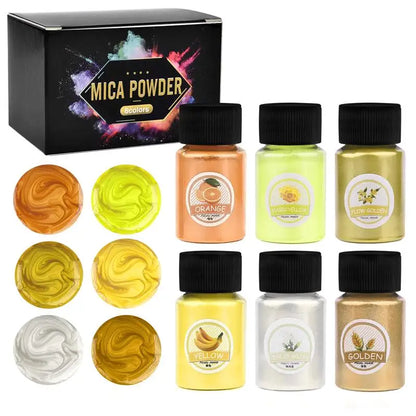 Epoxy Resin Dye Gift Boxes, Mica Powder Pigments Box for DIY, Personalized Resin Art Gift, Birthday Gift for Her, Custom Craf