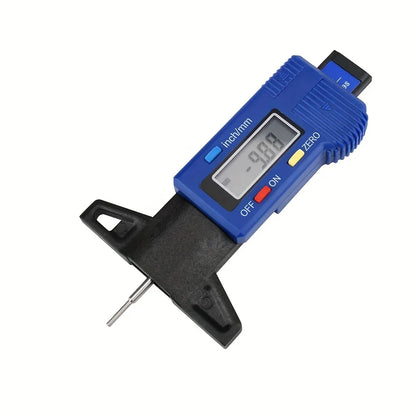 Digital Car Tyre Thickness Gauges Depth Meter For Safe Auto Tyre Tread Monitoring Tyre Wear Detection Measure Caliper Instrum