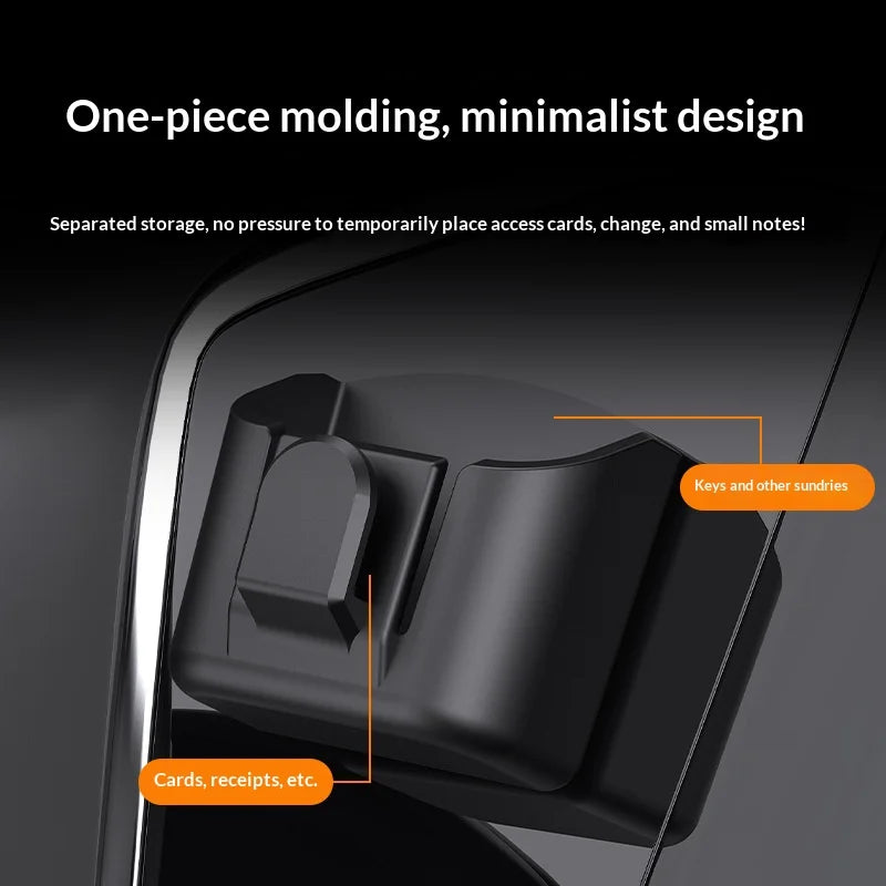 Car Key Storage Box Storage Box for Vehicle Supplies Dashboard Central Control Console Highspeed Toll Card Storage Box Card S