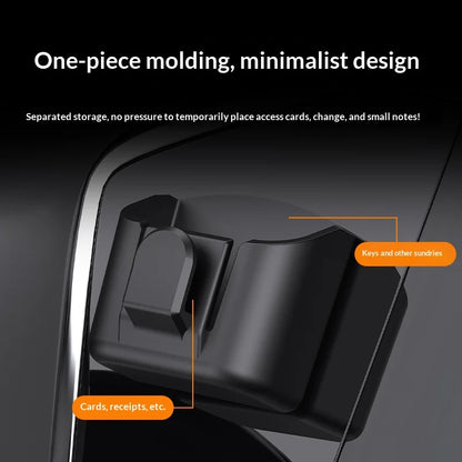Car Key Storage Box Storage Box for Vehicle Supplies Dashboard Central Control Console Highspeed Toll Card Storage Box Card S
