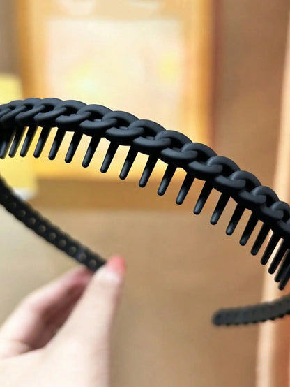 1/2 Pcs Fashion Multicolor Wave Toothed Frosted Hairbands For Women Girla Party Hair Accessories