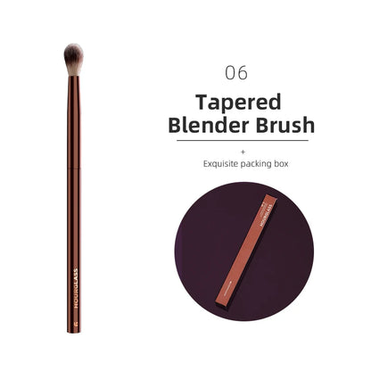 Hourglass Makeup Brushes Powder Foundation Concealer Blusher Bronzer Eye Shadow Eyebrow Eyeliner Sculpting Brush - 06