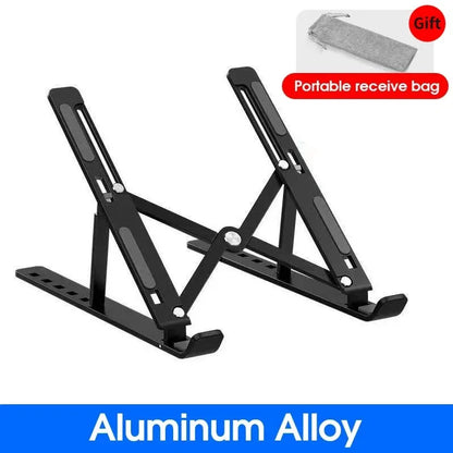 Foldable Laptop Stand Adjustable Portable Notebook Bracket Support Base Aluminum Alloy Holder For Macbook Laptop PC Accessori