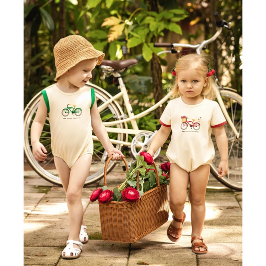 Ali Plus SS26 Printed Bike collection Family Matches Clothes boys girls baby