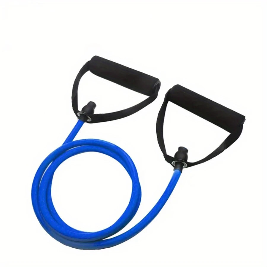 1pc 4-Level Resistance Bands with Handles for Home Workouts and Strength Training - Perfect for Yoga, Pilates,and fitness equ