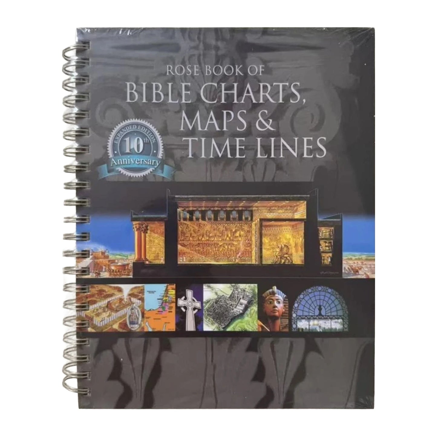 BIBLE CHARTS Spiral Notebook Time Management Travel Scenery Planner Durable Coil Binding 180 Degree Lay Flat Design