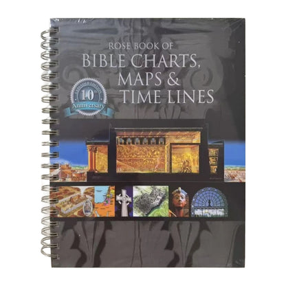 BIBLE CHARTS Spiral Notebook Time Management Travel Scenery Planner Durable Coil Binding 180 Degree Lay Flat Design