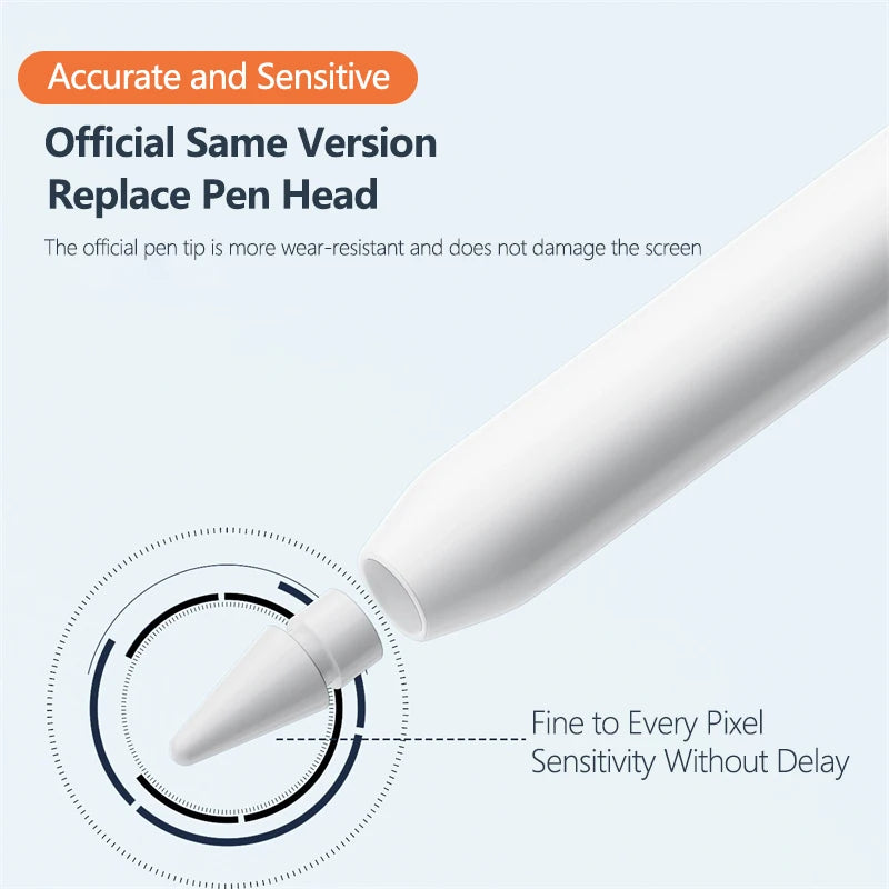 Replacement Pencil Tips for Apple Pencil 1st 2nd Generation iPencil Smooth Spare Nibs for iPad Pro Apple Pencil 2 Fine Nib 20