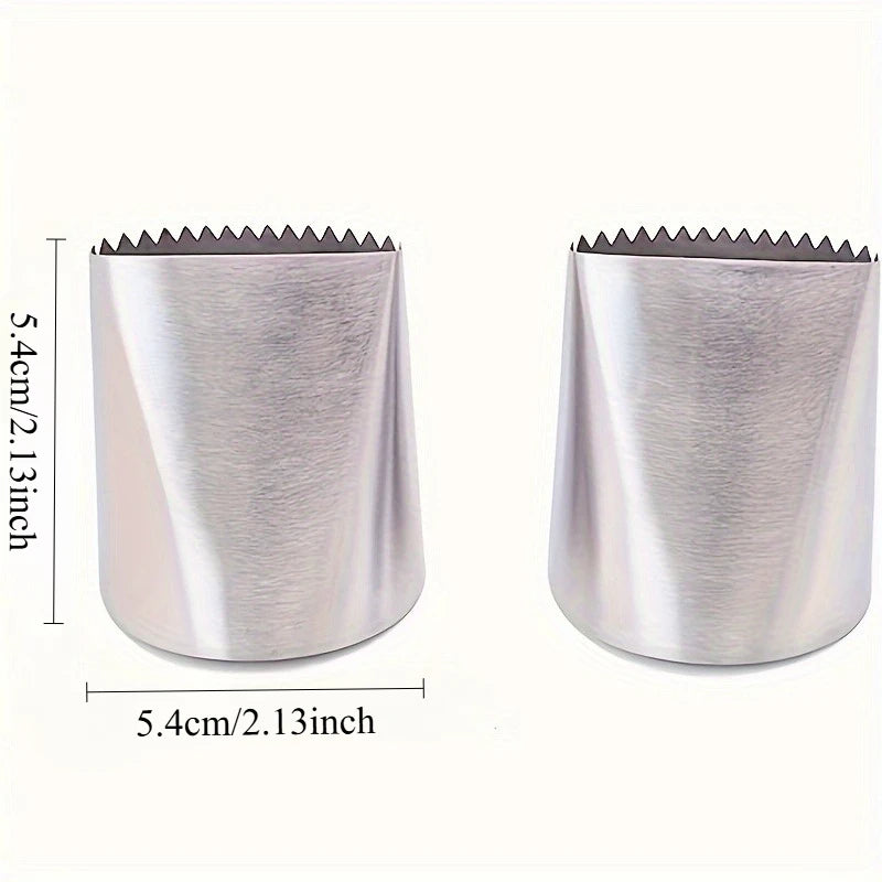 Piping Nozzles, Large Icing Piping Nozzles, Cake Decorating Pastry Tip, Fondant Cake Tools, Metal Nozzle Cake Decorating Tips