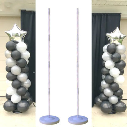 Party Supplies, Clear Balloon Column Stand, 130cm Balloon Holder for Graduation, Wedding Decor, Baby Shower Display, Event De