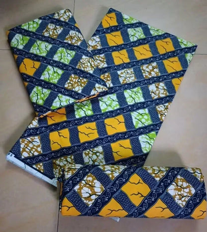 African Ankara prints batik patchwork fabric real wax African sewing material 100% cotton tissu for dress crafts