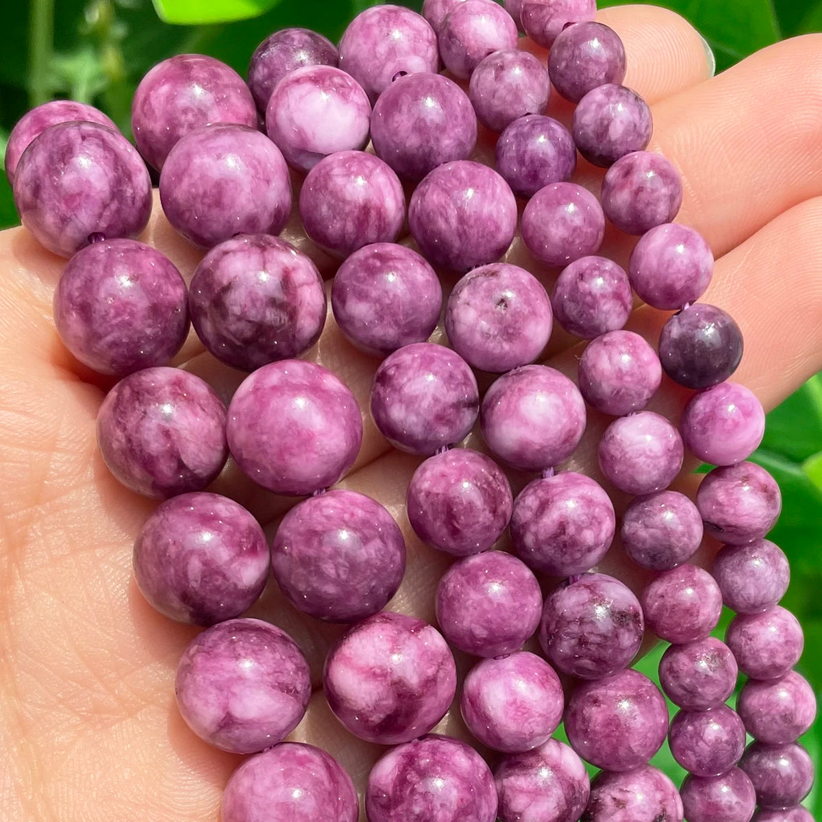 Natural Stone Dark Blue Chalcedony Jades Beads Round Loose Spacer Beads For Jewelry Making 4/6/8/10/12mm DIY Handmade Bracele