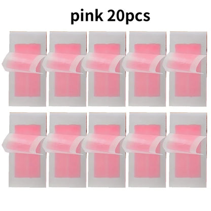 Professional Warning Tapes For Summer Hair Removal, Double Face Cold Warning Paper For Legs, Body, Face,6 Sticks, 10/20 Stick