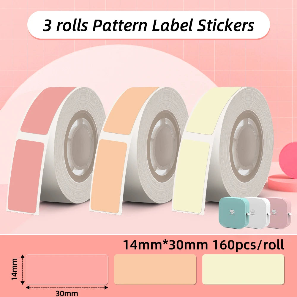 Phomemo Q30 Label Printer Mini Printer Pocket Thermal Label Maker Wireless Sticker Pocket Portable Printer Various Label Pape