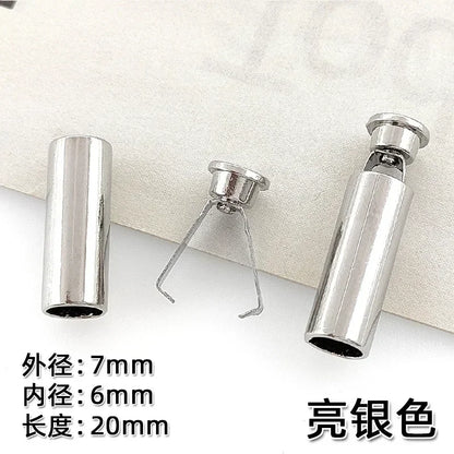 10 Sets Detachable Stopper With Lid Cap Rectangle Cord Ends Lock Stoppers For Rope Apparel Sportswear Parts Accessories