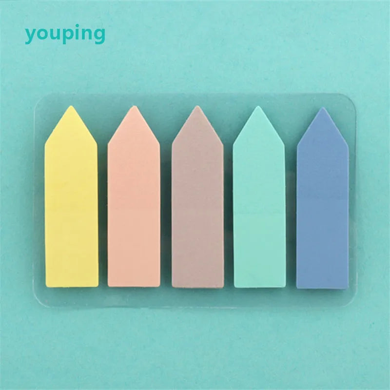 15 Types Color Self Adhesive Memo Pad Sticky Notes Bookmark Point It Marker Memo Sticker Paper Office School Supplies - F