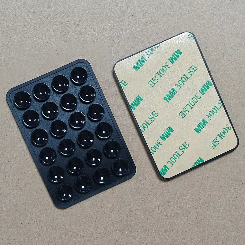 Multifunctional Mobile Phone Silicone Suction Cup 24 Square Mobile Phone Single-Sided Case Anti-Slip Holder Mount Suction - B