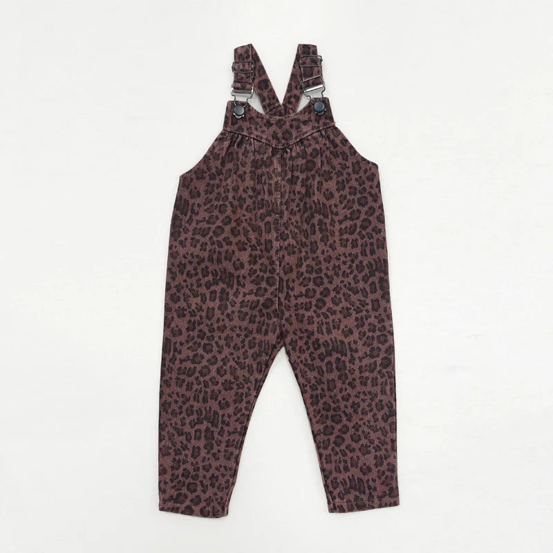 Ali Co AW26 denim leopard collection boys girls clothing dress skirt shirt vest and overalls
