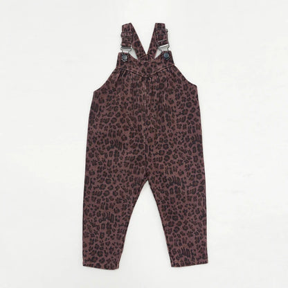 Ali Co AW26 denim leopard collection boys girls clothing dress skirt shirt vest and overalls