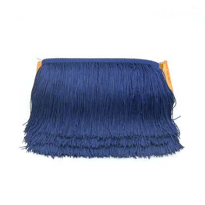 Lace Ribbon, 10 Yards Tassel Trim for Dress Trimming, Do It Yourself Crafts & Scrapbooking - Navy / 10 yards
