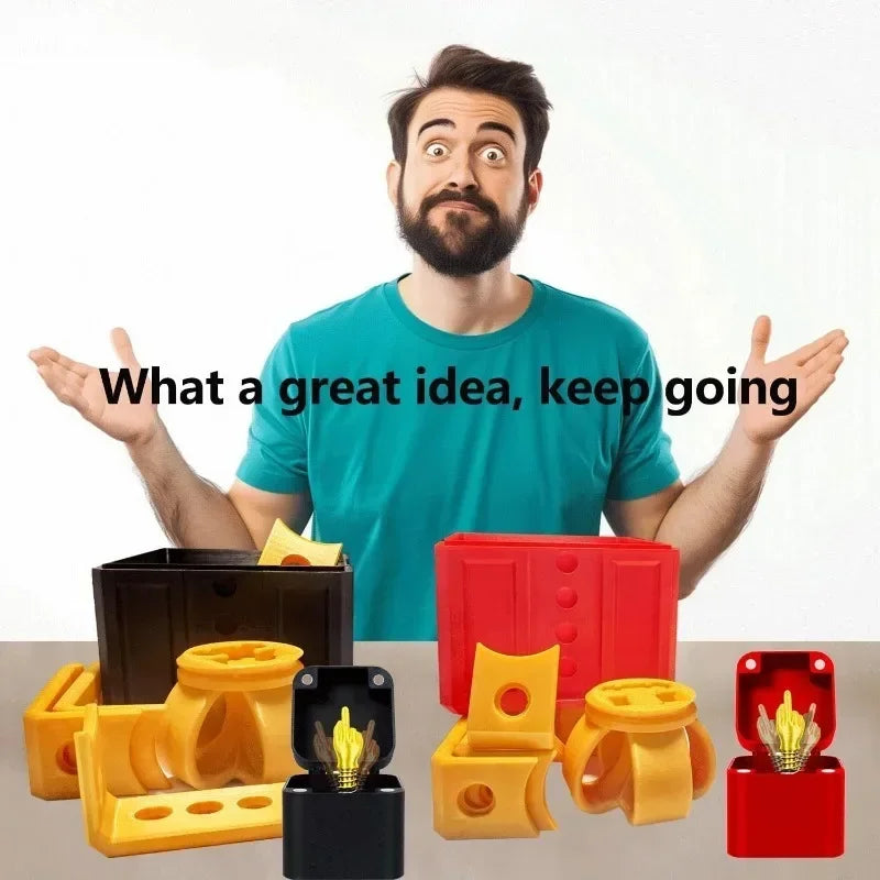 The Annoying Present with Screws Prank Surprise Pop-Up Novelty Funny Gift(Please pay attention to the text prompt in the pict