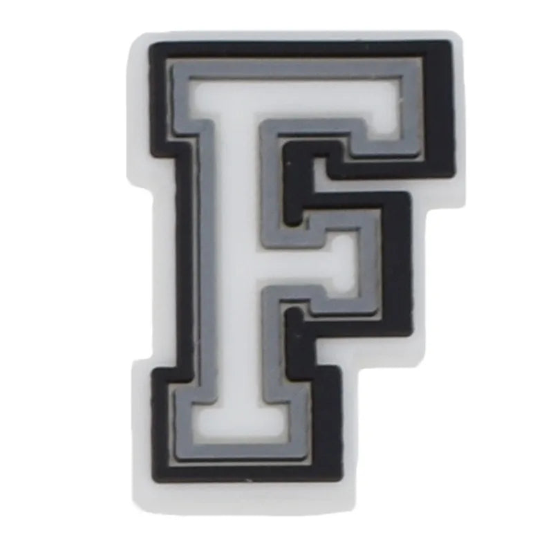 1 Piece Shoe Charms Accessories Pvc Shoe Decorations Letter 26 Options To Choose From Alphabet Ornament Pins Party Gift