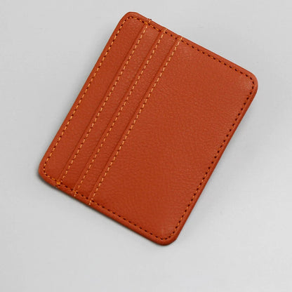 Slim Minimalist Wallet, Front Pocket Wallets, RFID Blocking,Credit Card Holder for Men&Women - Brown