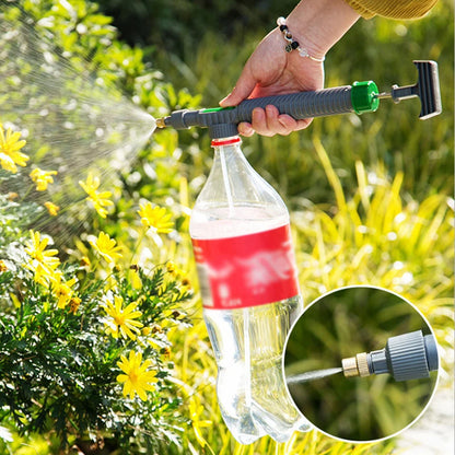 High Pressure Air Pump Manual Sprayer Adjustable Drink Bottle Spray Head Nozzle Garden Watering Tool Sprayer Agriculture Tool