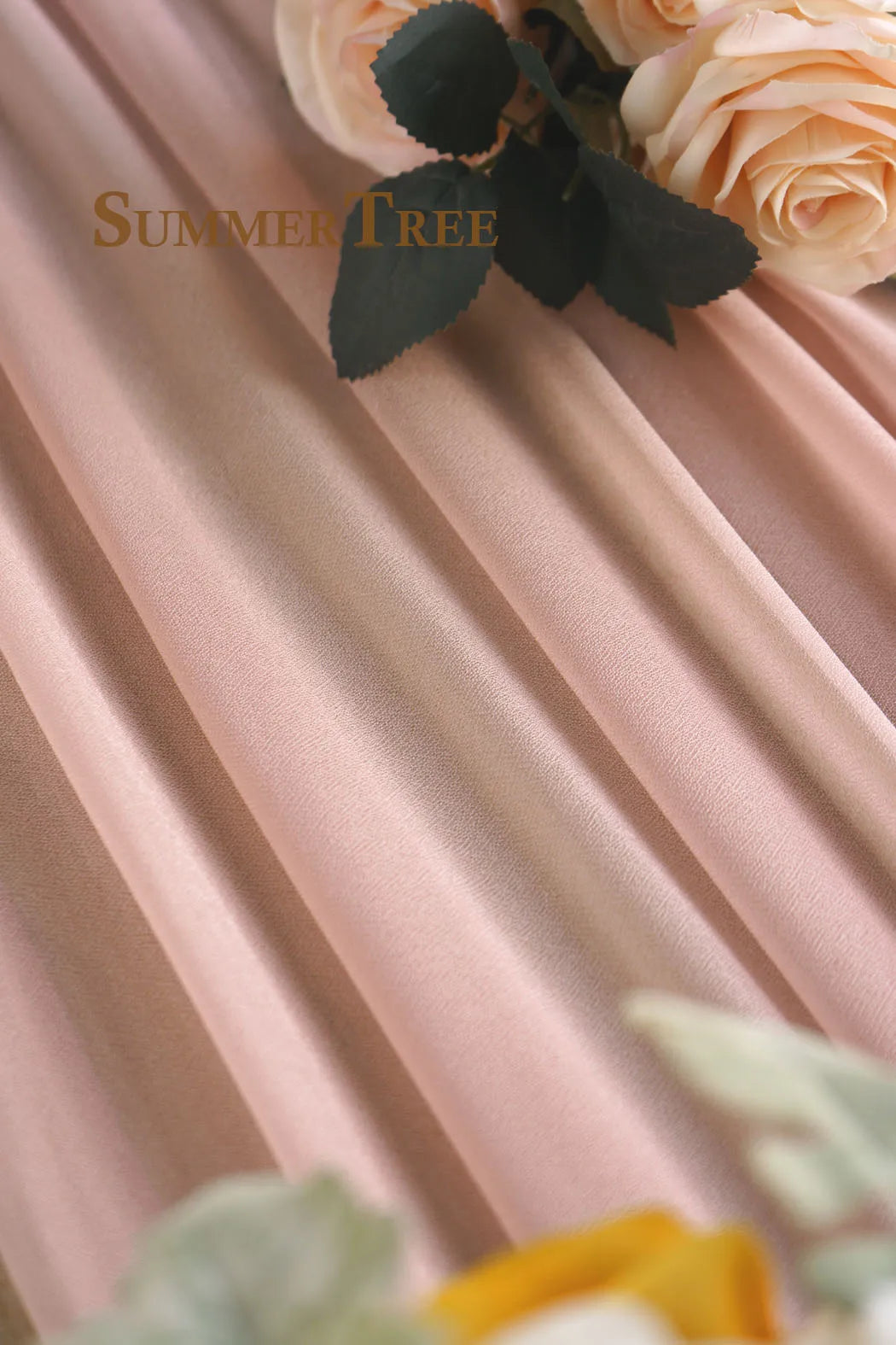 10 Meters Wedding Arch Drape Fabric Sheer Chiffon Tulle Curtain Draping Backdrop Party Supplies Home Drapery Ceremony Decorat