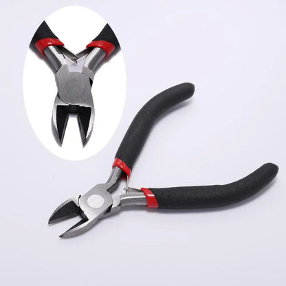Ferronickel Carbon-Hardened Steel Round Nose End Cutting Jewelry Pliers Tools DIY Equipment Pliers Fit Handcraft Beadwork Rep