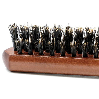 Natural Boar Bristle Hair Fluffy Comb Wood Handle Hair Brush Anti-static Barber Hair Comb Scalp Massage Hairdresser Styling T