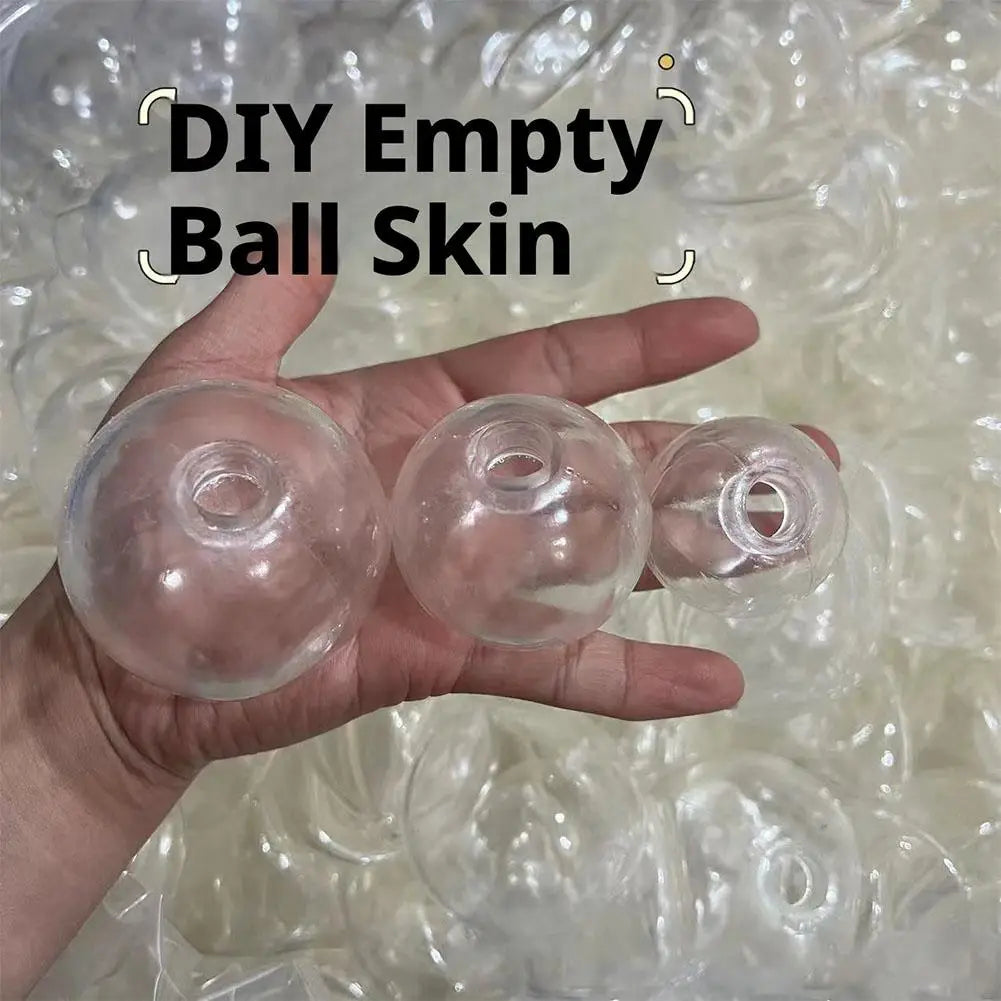 10PCs Sphere Jewelry TRP Casting Molds Tools DIY Empty Ball Skin Handmade Ball Decompression Slow Rebound Toy