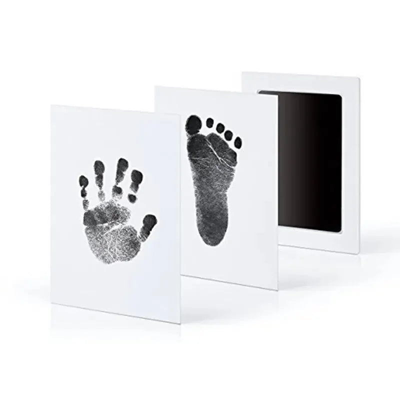 Paw Print Clean Touch Ink Pad, Dog Or Cat Pet Owner Keepsake, DIY Inkless Nose and Pawprint Impression Making Kit - Black
