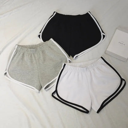 Elastic Shorts for Women, Loose Fitting, Quick Drying, Summer Thin Running, Fitness, Leisure, and Anti External Wear. Instagr