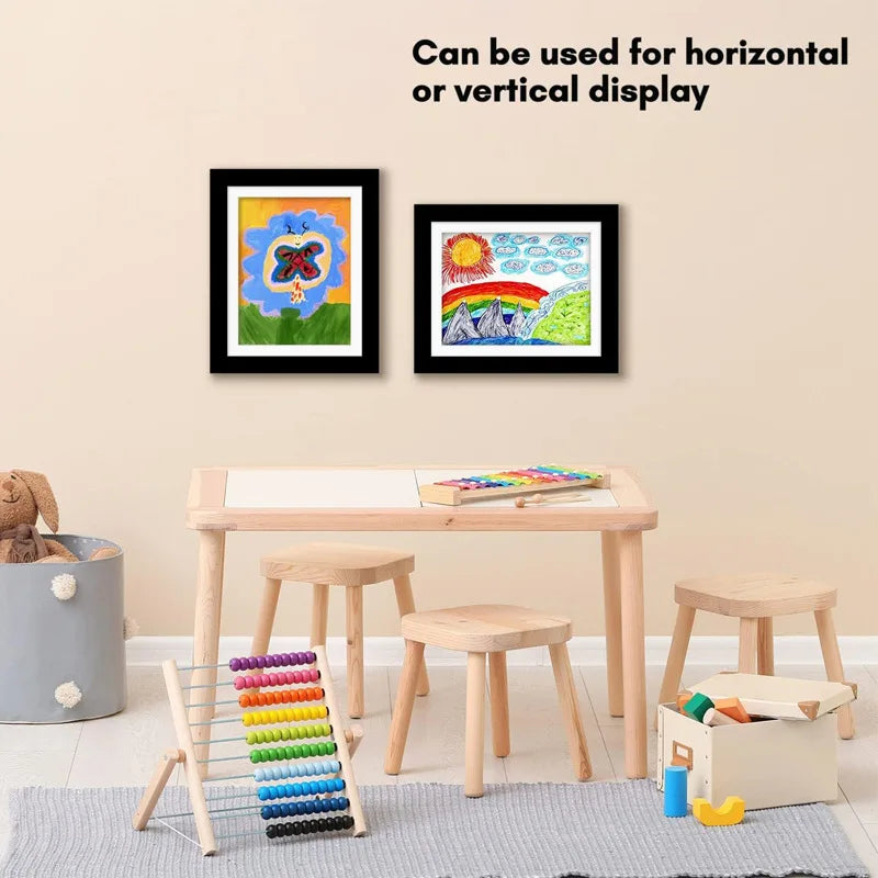 Kids Art Frames Magnetic Front Open Changeable Display Home Decor Kids Frametory For Poster Photo Drawing Paintings Pictures 