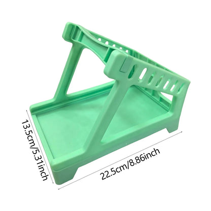 Label Holder Desktop Printer Accessory Supplies Shipping Label Stand for Rolls and Fanfold Labels Supermarket Factory Office 