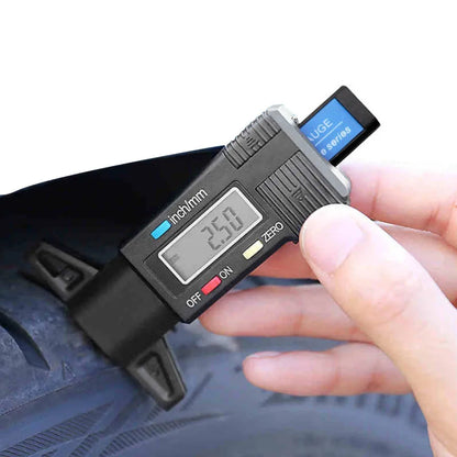 Digital Car Tyre Thickness Gauges Depth Meter For Safe Auto Tyre Tread Monitoring Tyre Wear Detection Measure Caliper Instrum