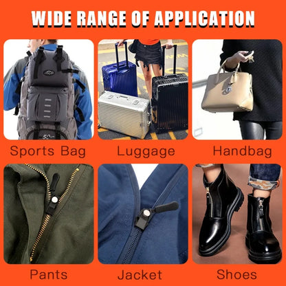 Durable 3 Different Size Zipper Repair Kit DIY Removable Zipper Head Sewing Tools Replacement Bad Buckle Instant Zipper Pulle