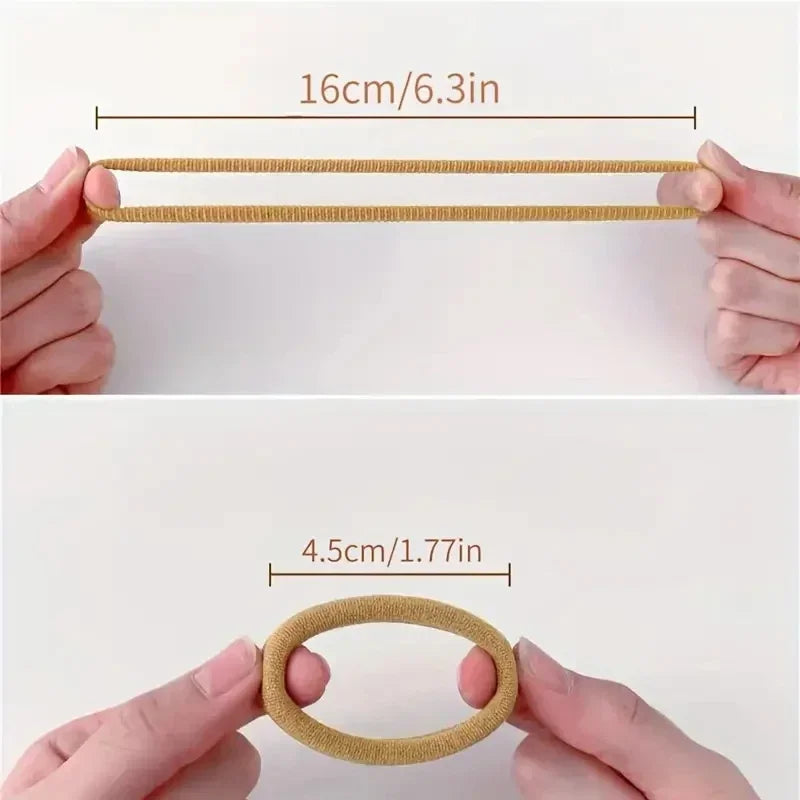 30-200pcs Hair Accessories for Women girl Basic Hair Bands Headband Hair Ropes Ties Ponytail Holder Simple and Fashionable Ny