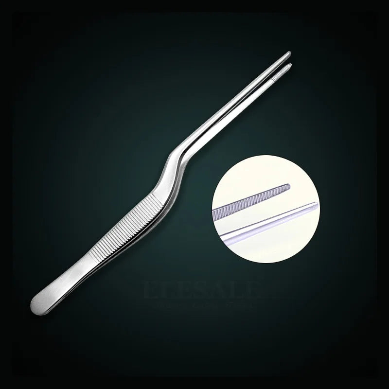 Stainless Steel Tweezers Grip Small Things For Makeup Eyebow Cut First Aid Kits Supplies Hand Craft Phone Repairing