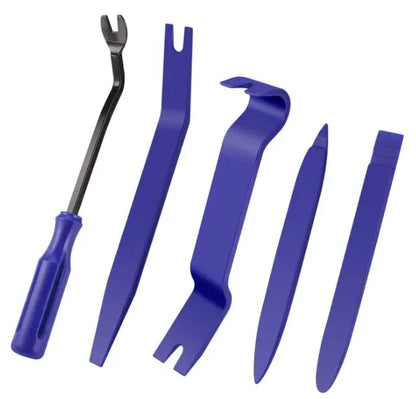 Auto Interior Disassembly Kit Car Plastic Trim Removal Tool Car Clips Puller Diy Panel Tools For Auto Trim Puller Set - Blue 