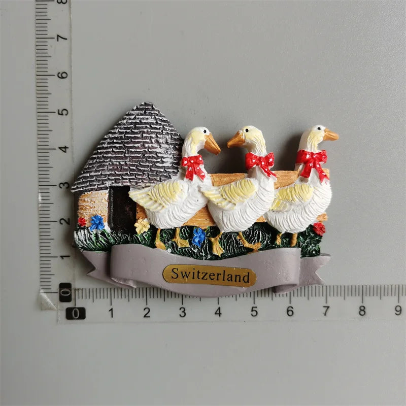 Switzerland Tourist Souvenir Fridge Magnets Jungfraujoc Luzern Zermatt Zermatt Geneva Bern Basel Interlaken Home Decor Sticke