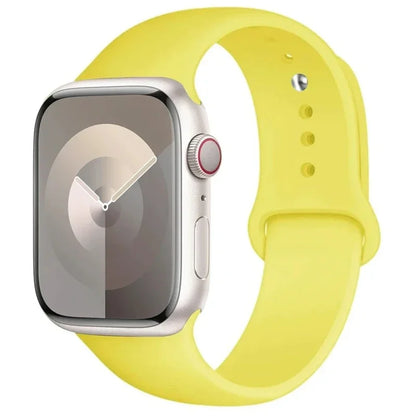 Silicone Band For Apple Watch straps 49mm 40mm 44 mm 45mm 46mm 42mm 41mm 38mm sports bracelet iWatch series 10 9 8 3 SE ultra