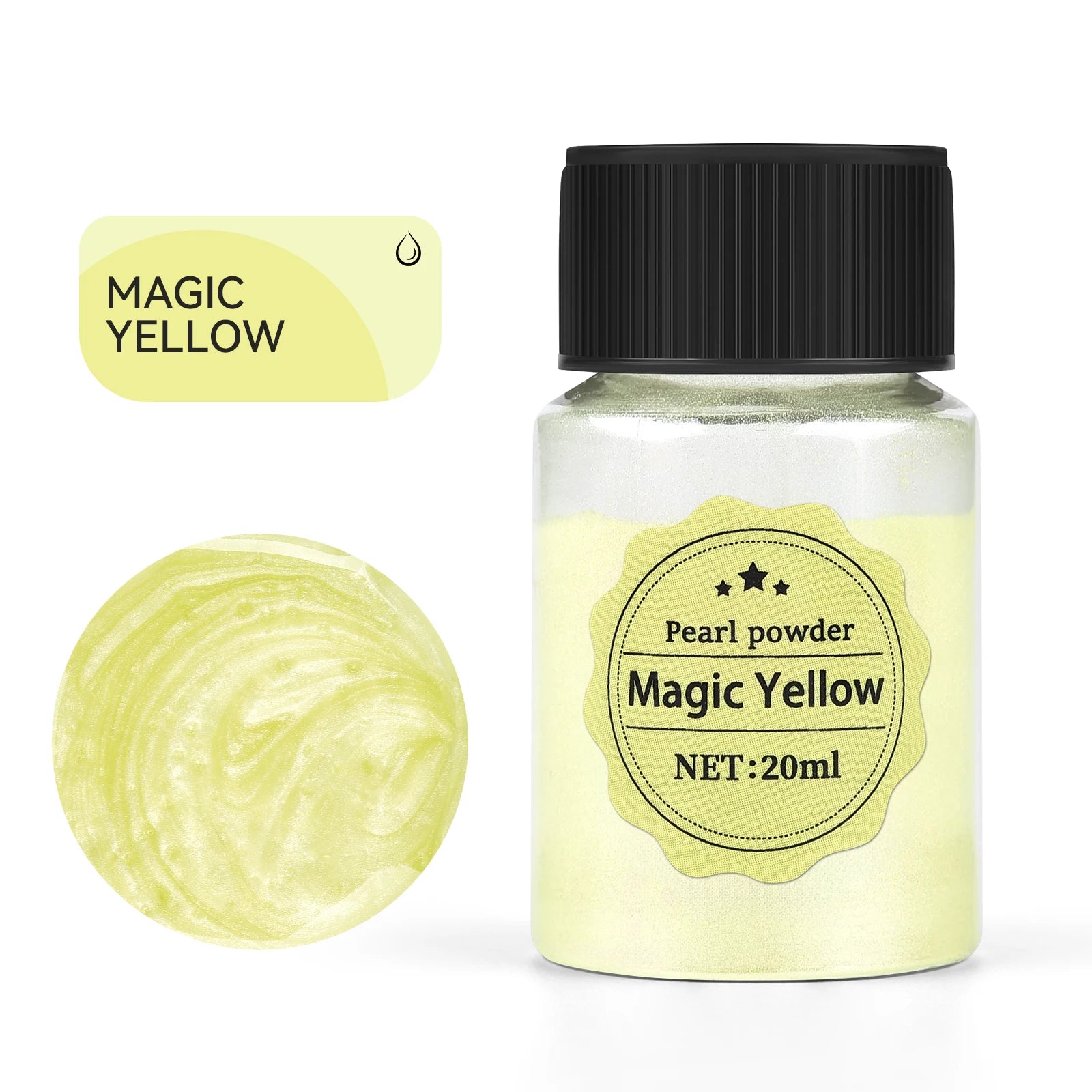 20ml Pearlescent Mica Powder Epoxy Resin Pigment Kits Dye Pearl Pigment Natural Mica Mineral Powder DIY Jewelry Crafts Candle