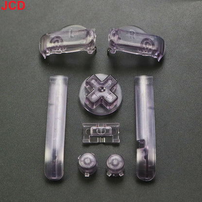 1 Set 17color AB Colorful L R Buttons Keypads For Gameboy Advance Buttons Frame For GBA D Pads Power ON OFF Buttons - Through