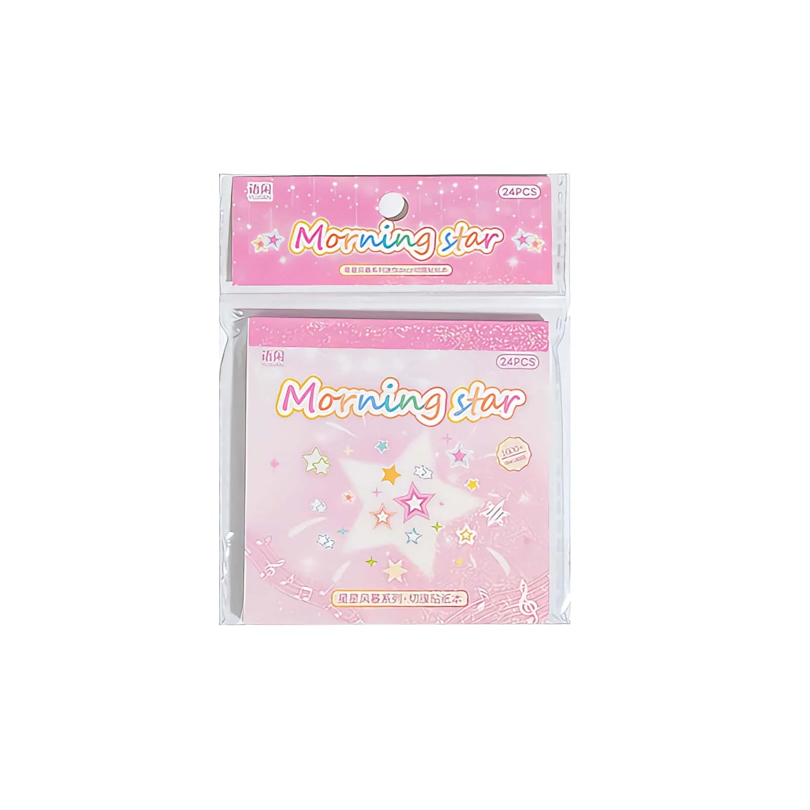 Starstorm 24 Sheet Holographic & Matte Mini Sticker Book 8x8cm Aesthetic Journaling Supplies Planner Scrapbooking Deco Sticke